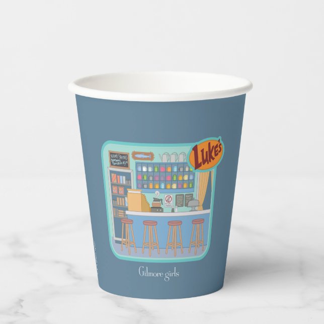 Gobelets En Papier Gilmore Girls | Luke's Diner Graphic (Recto)