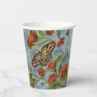 Gobelets En Papier Girls Sweet Butterfly Birthday Paper cup
