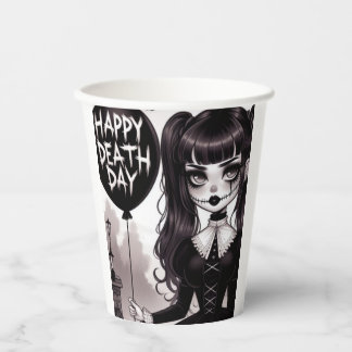 Gobelets En Papier Goth Girl