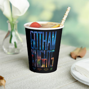 Gobelets En Papier Gotham Knights City Letters