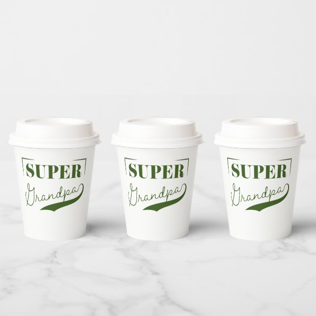 Gobelets En Papier Grand-père (Multi)