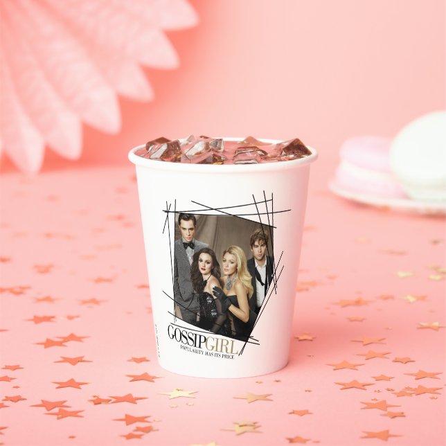 Gobelets En Papier Graphique du groupe de glamour Gossip Girl (Insitu)