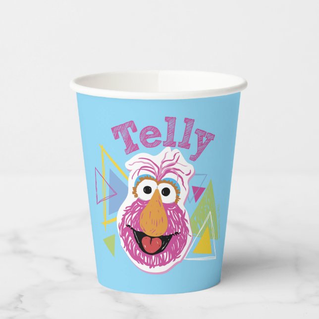 Gobelets En Papier Graphisme amusant de Telly Monster (Gauche)