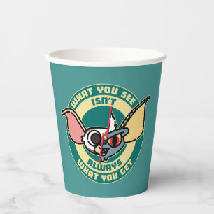 Gobelets En Papier Gremlins   Ce que vous voyez n'est pas toujours ce