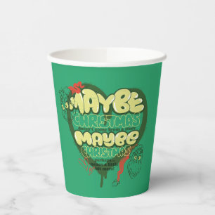 Gobelets En Papier Grinch Citation de Noël