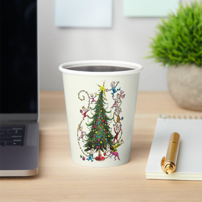 Gobelets En Papier Grinch Classique | Sapin de Noël (Insitu)