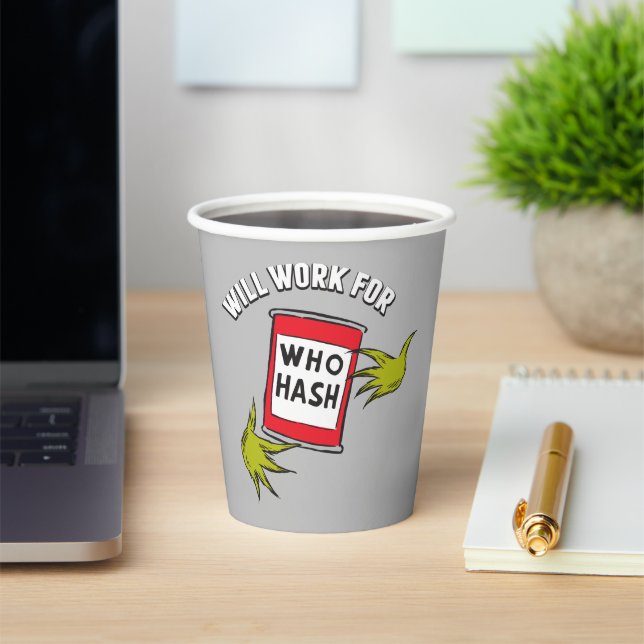 Gobelets En Papier Grinch Classique | Travaillera pour Citation de Wh (Insitu)