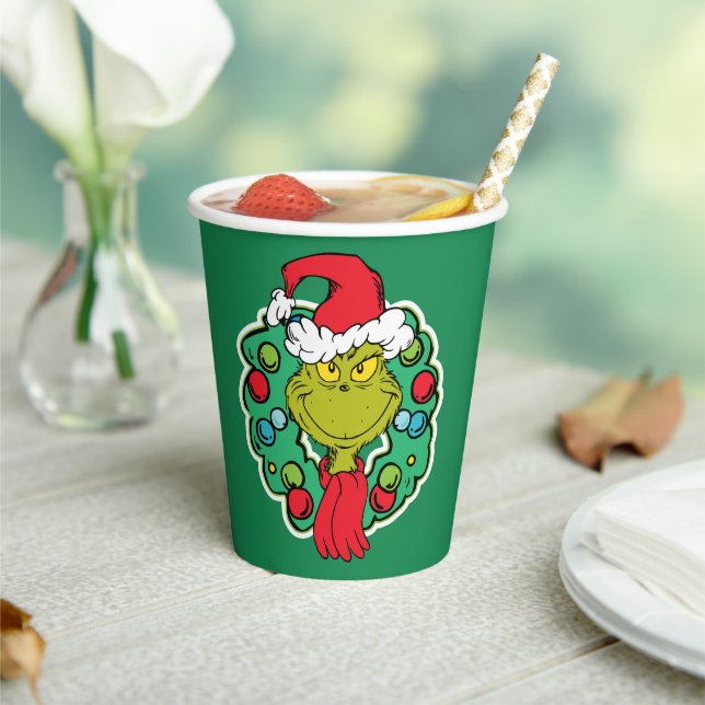 Gobelets En Papier Grinch | Couronne de Noël (Insitu)