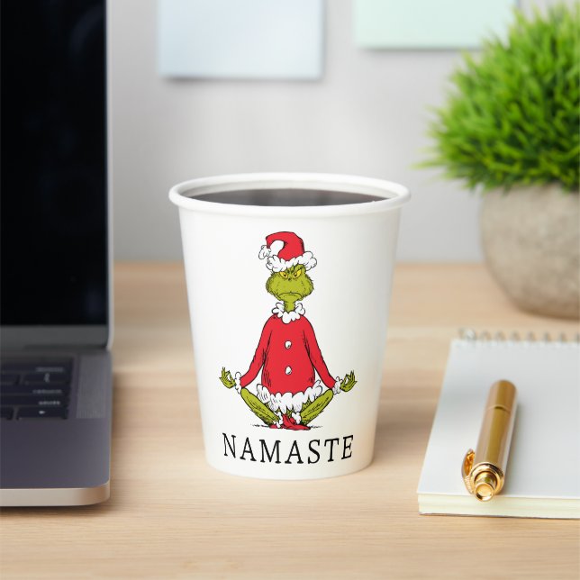 Gobelets En Papier Grinch | Namaste Père Noël (Insitu)