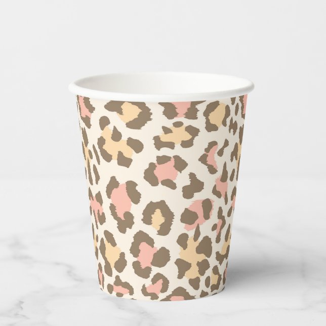 Gobelets En Papier Guépard (Recto)