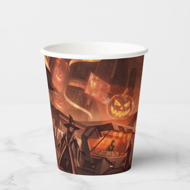 Gobelets En Papier Halloween (Recto)