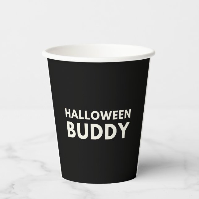 Gobelets En Papier Halloween Buddy (Recto)