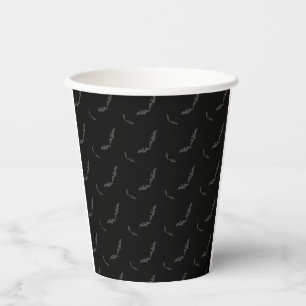 Gobelets En Papier Halloween/chauve-souris