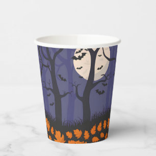 Gobelets En Papier Halloween de la forêt