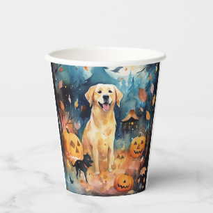 Gobelets En Papier Halloween Lappund Finlandais Avec Peur Citrouille