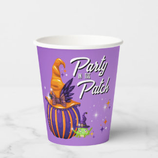Gobelets en papier Halloween Party in the Patch