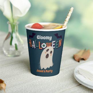 Gobelets En Papier Halloween sombre -