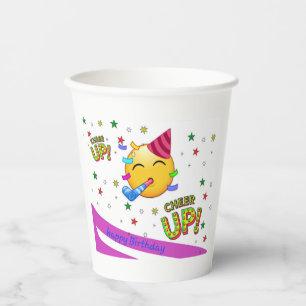 Gobelets En Papier Happy Up, Happy Anniversaire élégant design de la