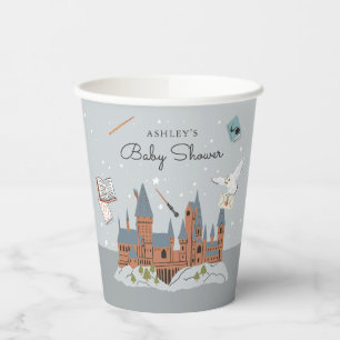 Gobelets En Papier Harry Potter Motif Hogwarts Baby Shower