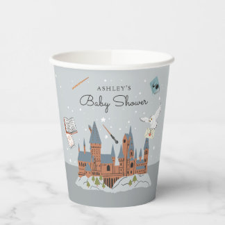 Gobelets En Papier Harry Potter | Motif Hogwarts Baby Shower