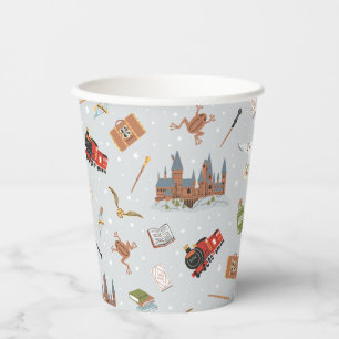 Gobelets En Papier Harry Potter Motif Hogwarts Baby Shower