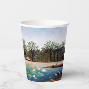 Gobelets En Papier Henri Rousseau - Les Flamants