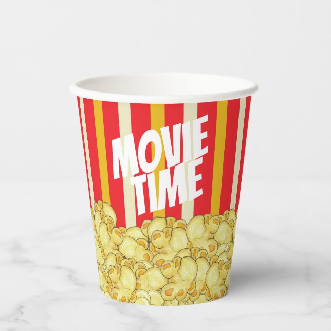 Gobelets En Papier Heure du film (Recto)