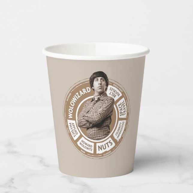 Gobelets En Papier Howard Info Graphic (Gauche)