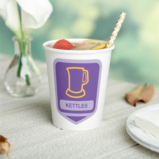 Gobelets En Papier Icône Kettle (Créateur téléchargé)