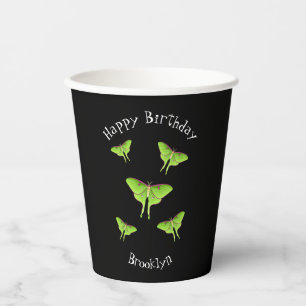 Gobelets En Papier Illustration de Luna Moth