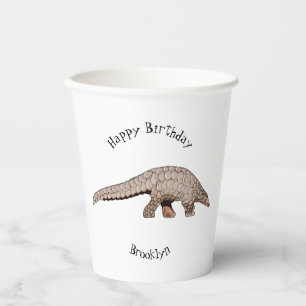 Gobelets En Papier Illustration de Pangolin