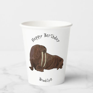 Gobelets En Papier Illustration de Walrus