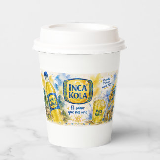GOBELETS EN PAPIER IMAGEN DE LA BEBIDA DE LOS PERUANOS