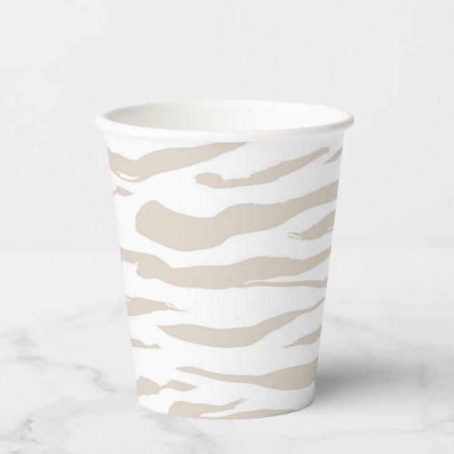 Gobelets En Papier Imprimé animalier (Recto)