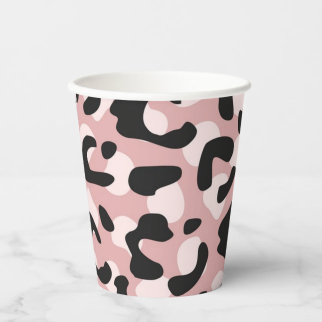 Gobelets En Papier Imprimé animalier (Recto)