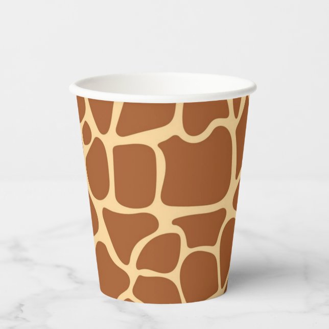 Gobelets En Papier Imprimé animalier (Recto)