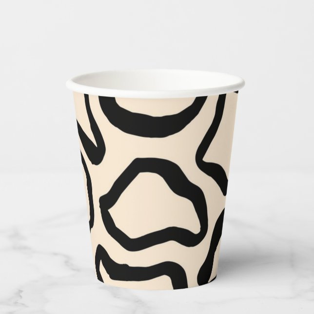 Gobelets En Papier Imprimé animalier (Recto)