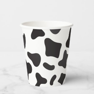 Gobelets en papier imprimé vache anniversaire anim