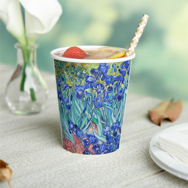 Gobelets En Papier Irises Vincent van Gogh (Insitu)