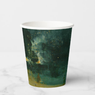 Gobelets En Papier James Whistler - Nocturne en noir et or