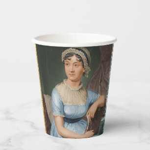 Gobelets En Papier Jane Austen et ses romans Coupes de papier