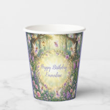 Jardin Floral de Fée Violet Anniversaire