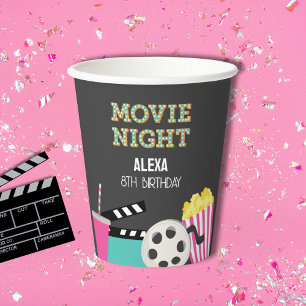 Gobelets En Papier Jardin rose Vidéo soirée papier tasse