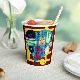 Gobelets En Papier Jazz Blues