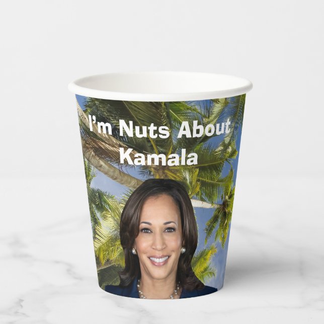 Gobelets En Papier Je suis nu à propos de Kamala (Recto)