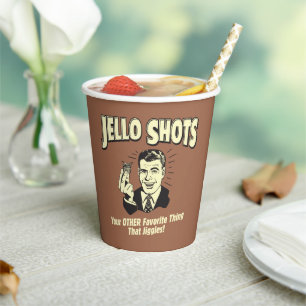Gobelets En Papier Jello Shots : Autre Chose Favorite