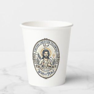 Gobelets En Papier Jesus Lo Fi Rythmes D'étude Tee Graphique Esthétiq
