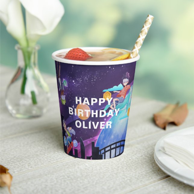 Gobelets En Papier Jeu de réalité virtuelle Anniversaire (Insitu)