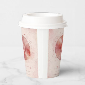 Gobelets En Papier Jolies Tasses en Papier Floral à l'Esthétique Mign