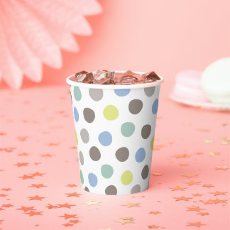 Gobelets En Papier Jouets pour garçons Anniversaire enfant Bleu paste